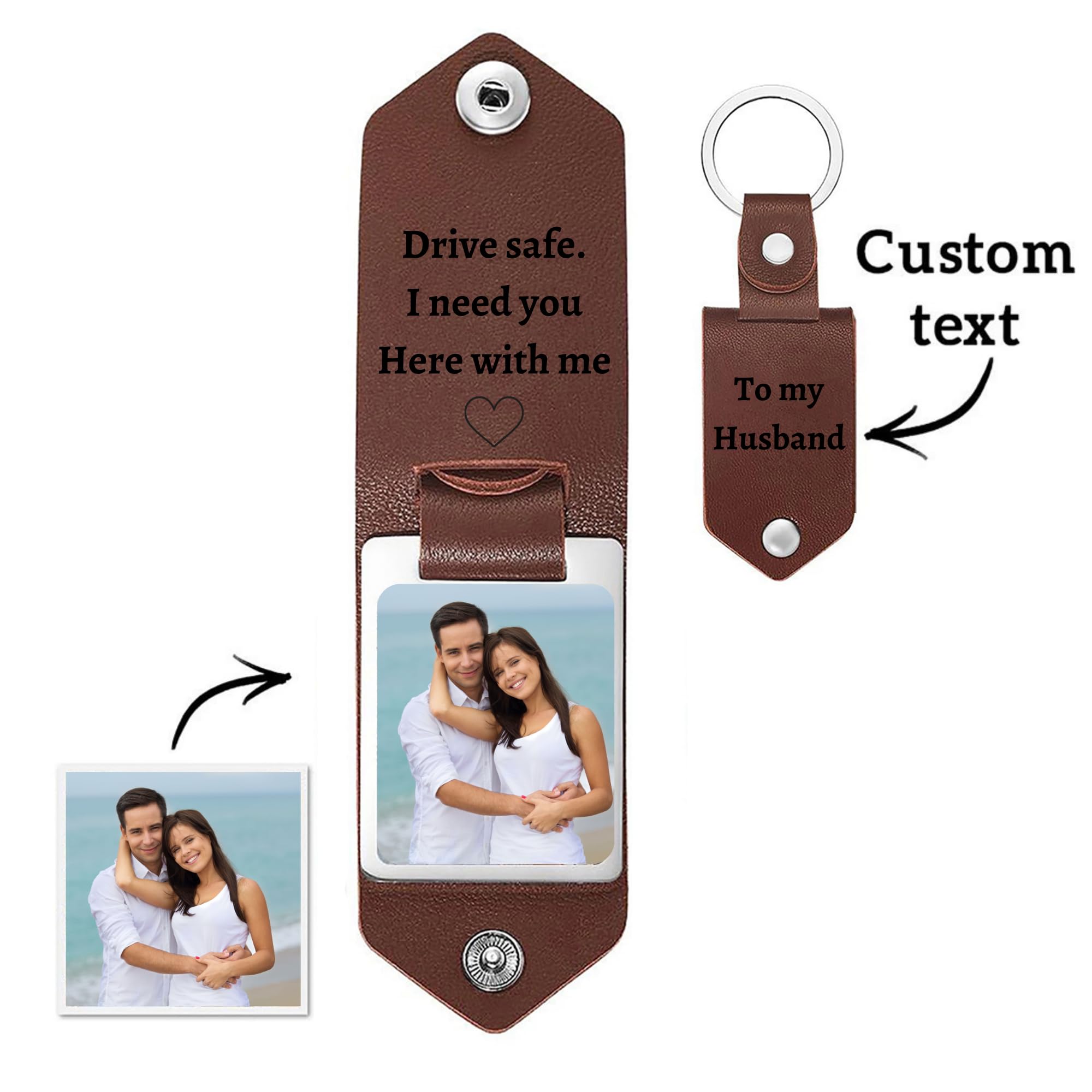 Personalized Photo Keychain – For My Dad