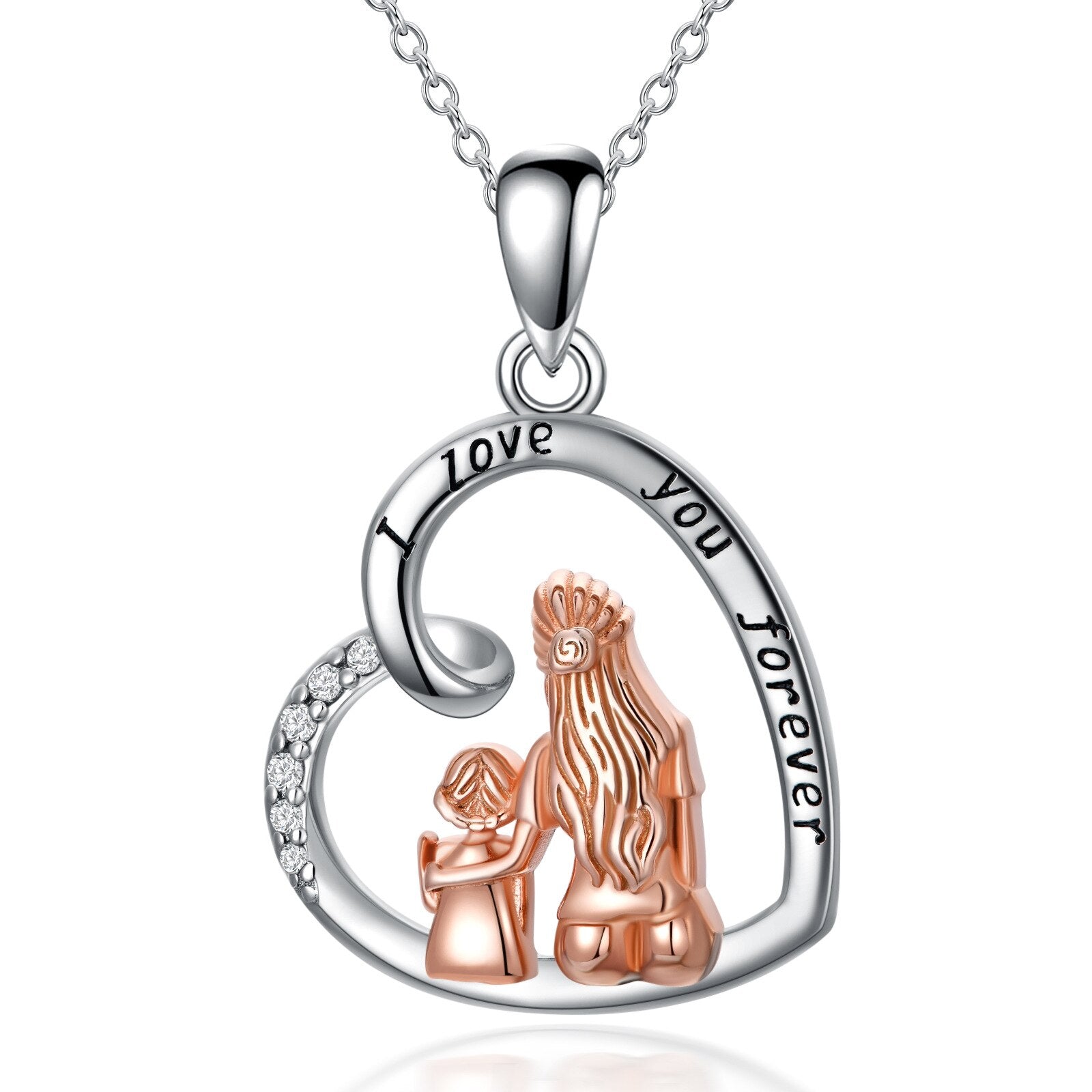 Mother and Daughter Love Necklace