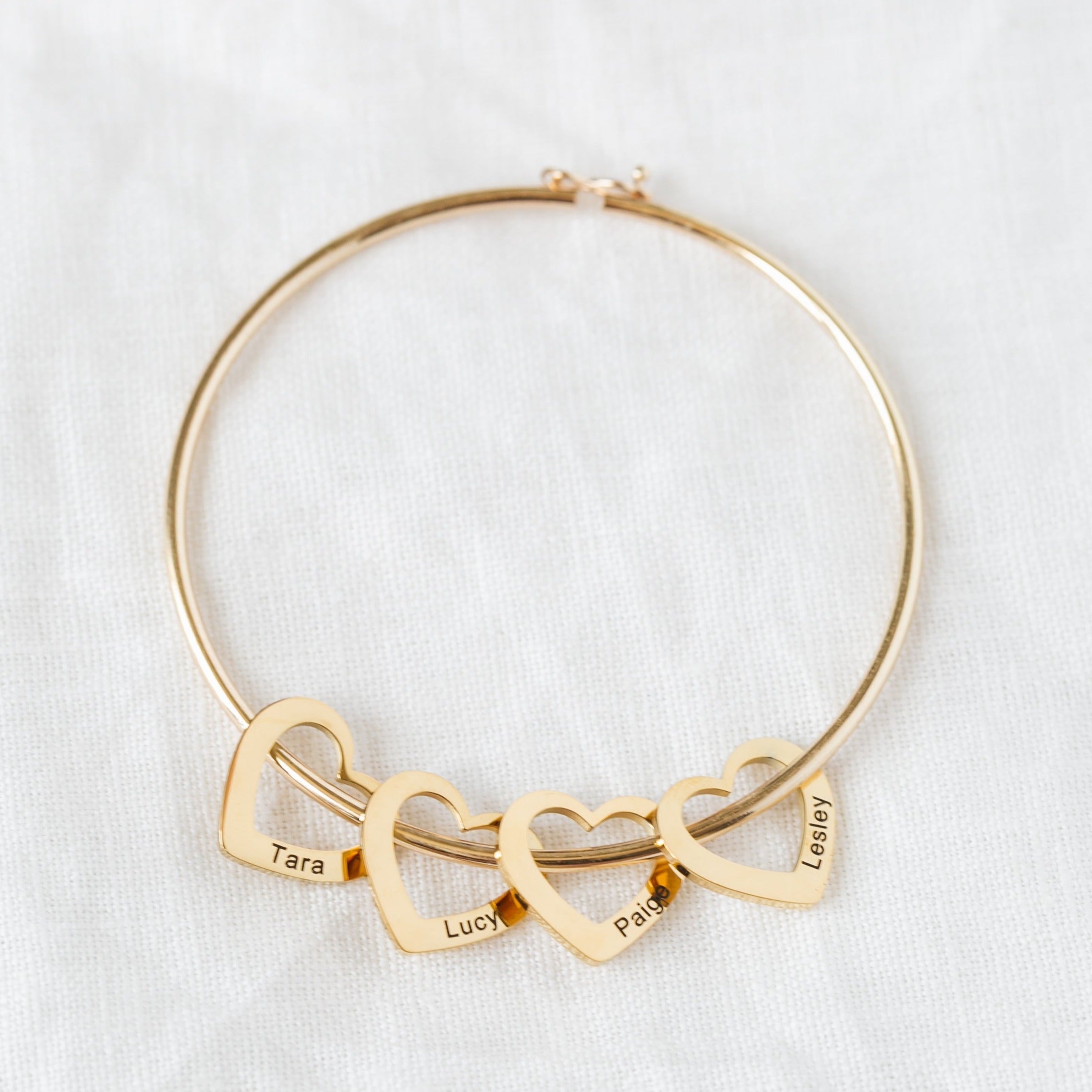 18K Gold Personalized Name Bracelet