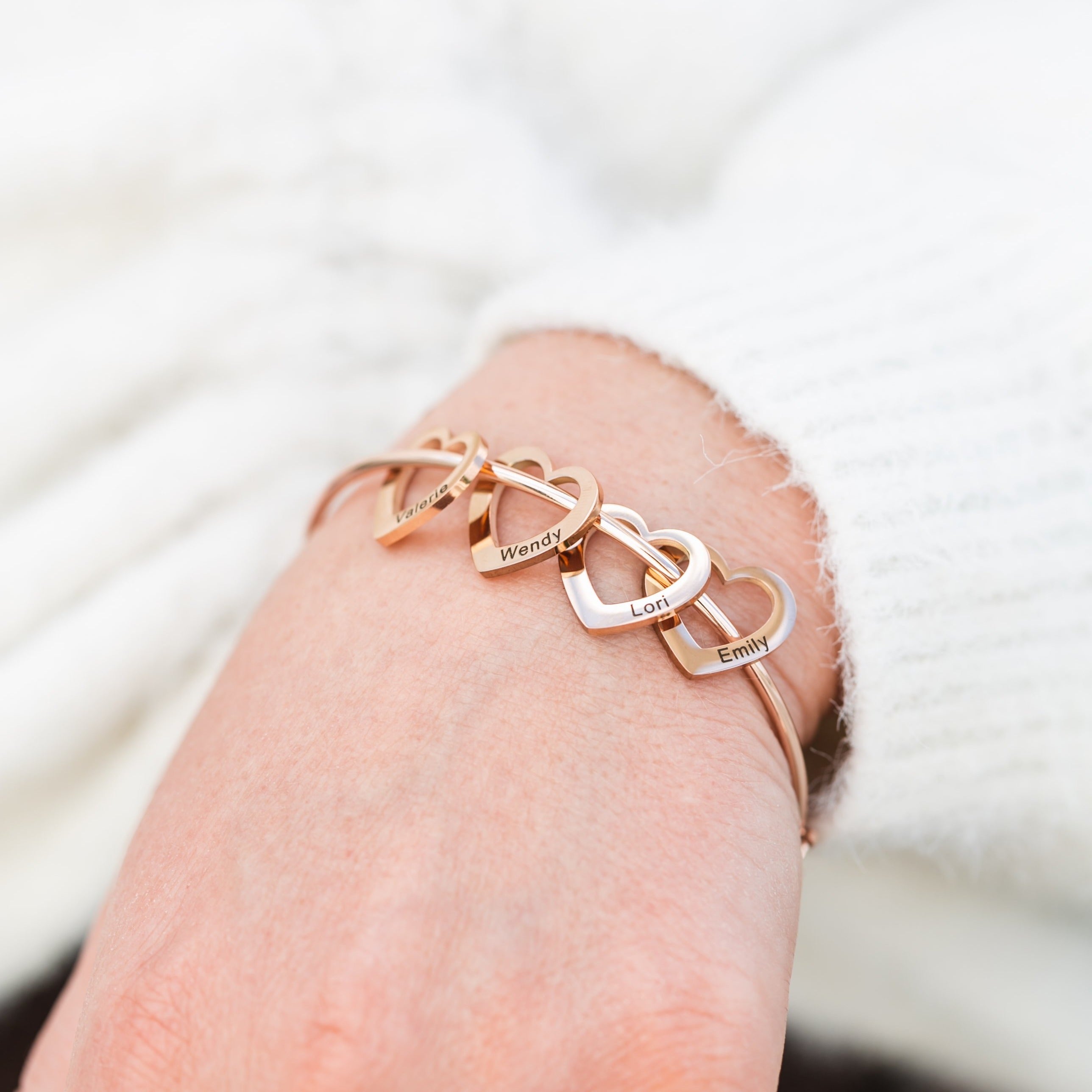 18K Gold Personalized Name Bracelet