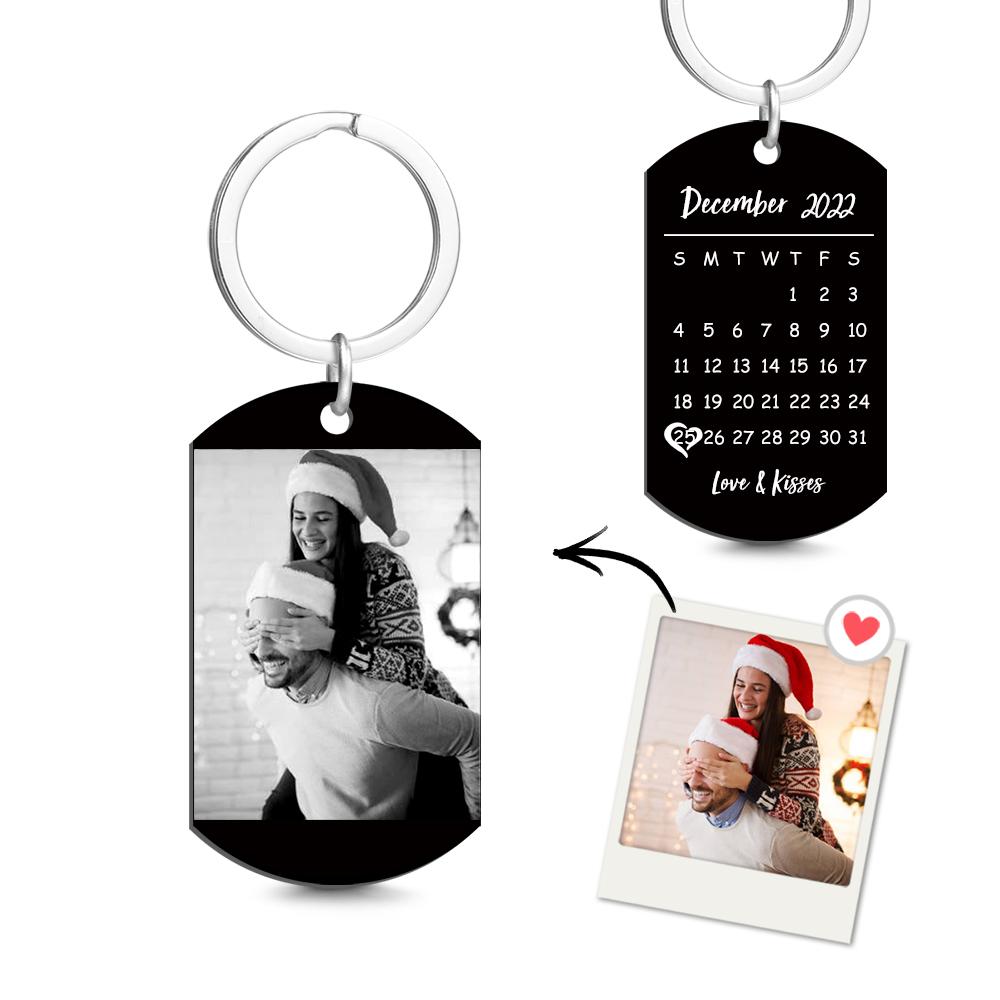 Personalized Photo Keychain – A Special Date