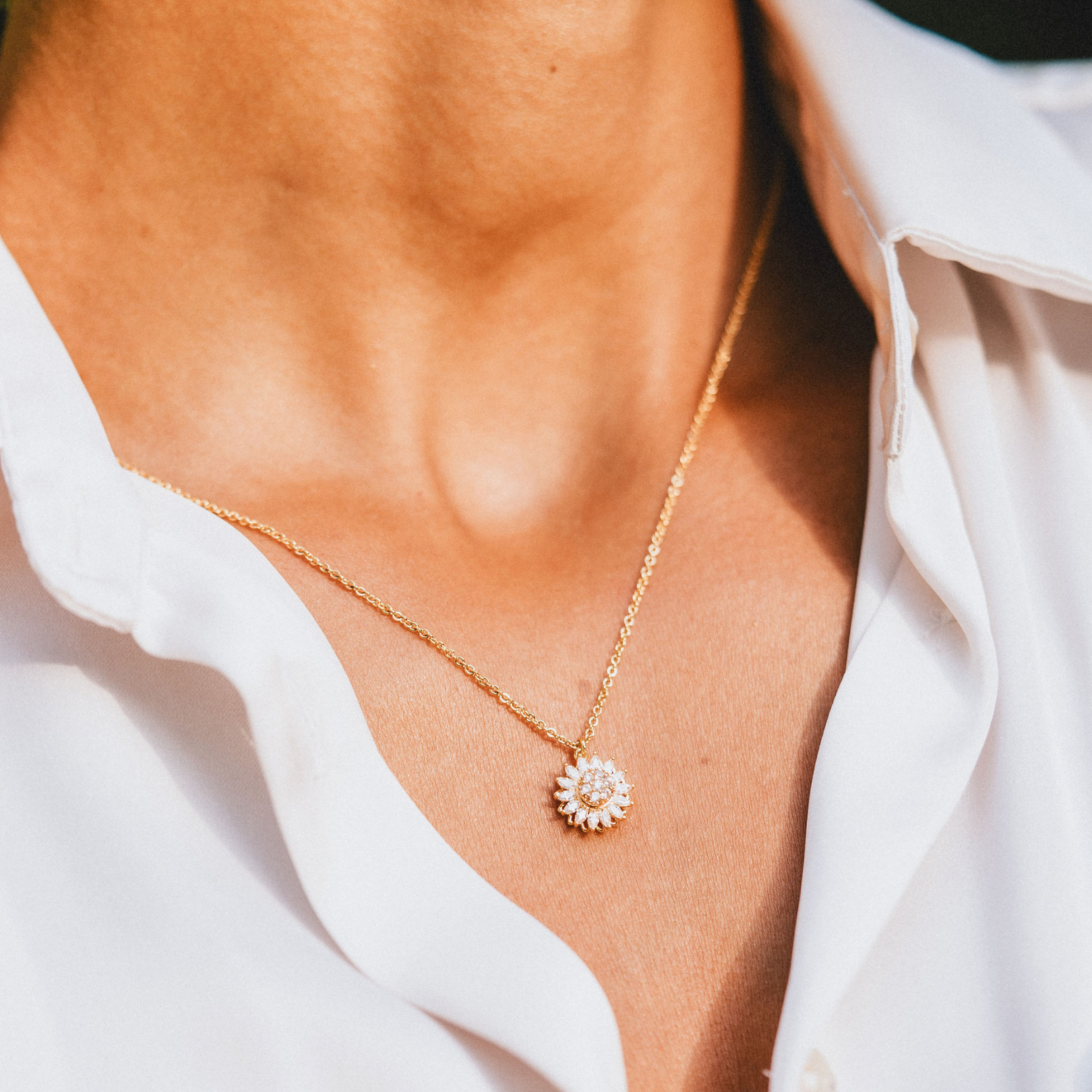 Sunflower Necklace
