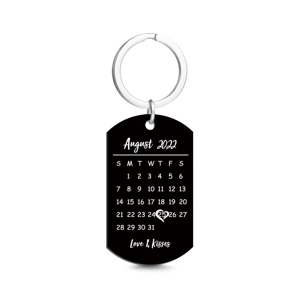 Personalized Photo Keychain – A Special Date