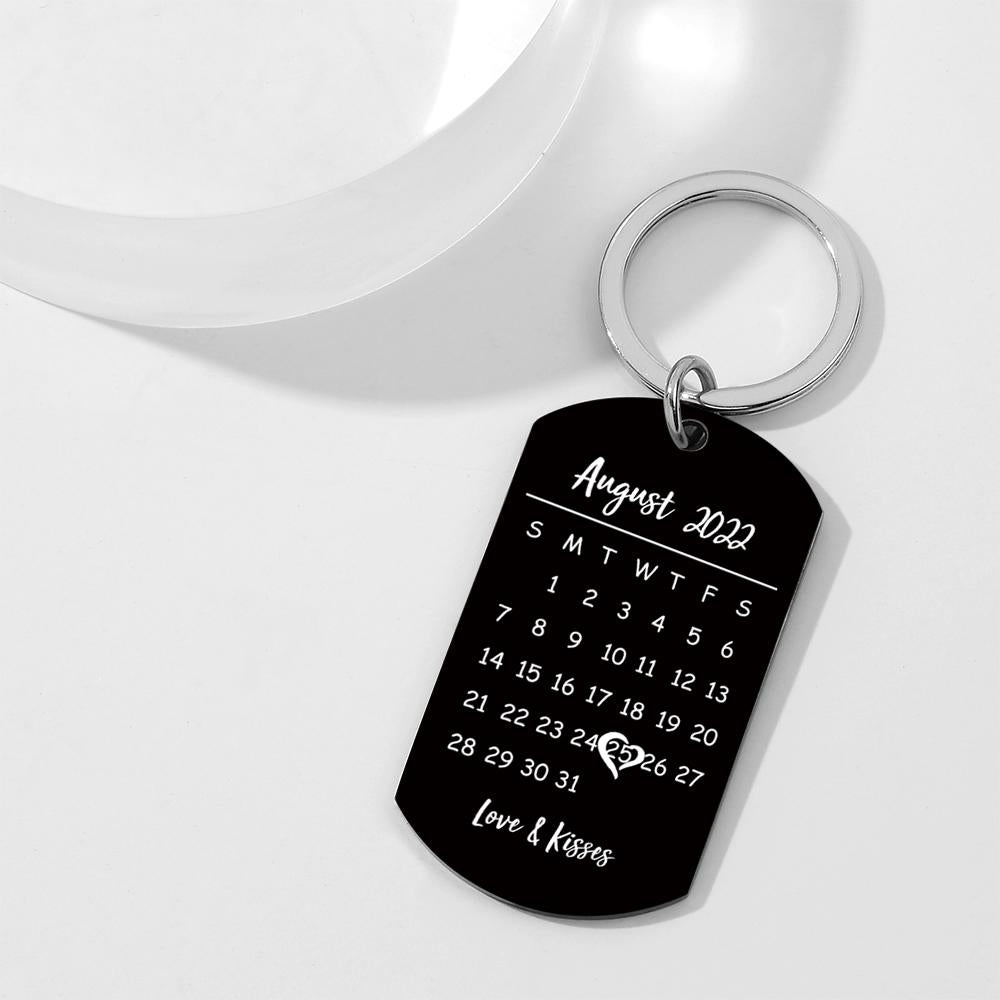 Personalized Photo Keychain – A Special Date