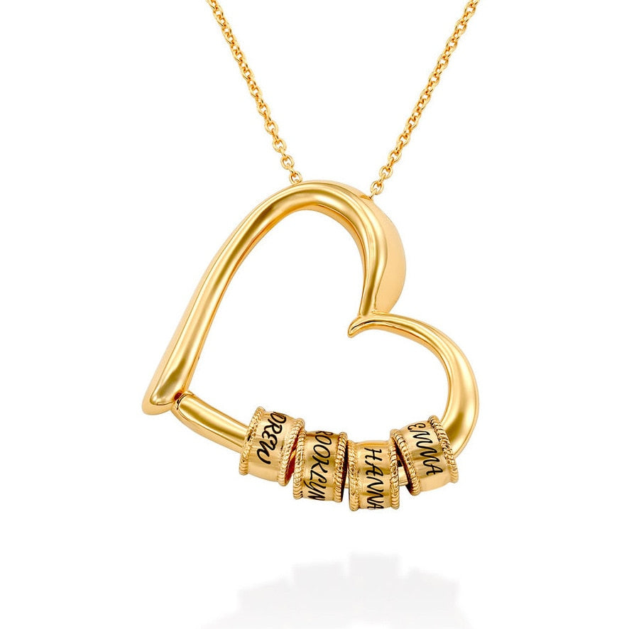 Eternal Love Personalized Necklace – Laser Engraved